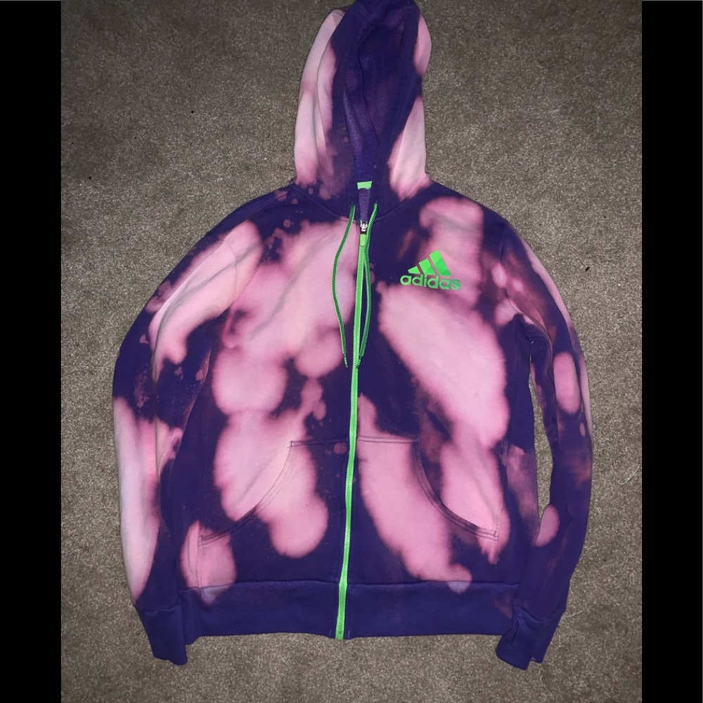 Very unique and very beautiful zip up ADIDAS hoodi
